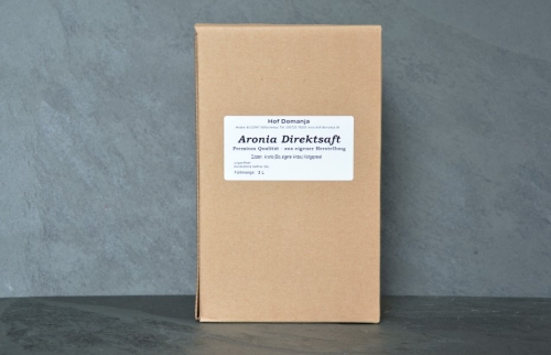 Aronia Direktsaft 3L Box vom Hof Domanja